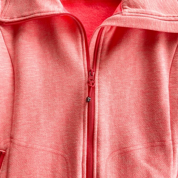 NWOT T for Talbots soft full zip jacket; Peachy-Pink, Small - Picture 3 of 12